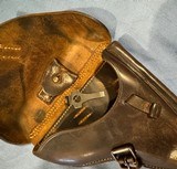 LUGER HOLSTER and BELT W/ HOLSTER DATED 1938 - VINTAGE - 13 of 19
