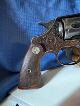 COLT ARMY SPECIAL 41 Cal. FACTORY ENGRAVED W/ Factory Letter - 7 of 17
