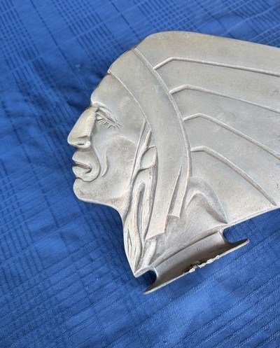 INDIAN MOTORCYCLE TRAILER ORNAMENT- 1930’s ORIGINAL - Image 2 of 6