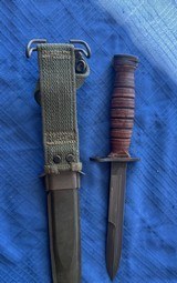 WW2 M4 BAYONET w/ SCABBARD- “ LIKE NEW “ - 5 of 12