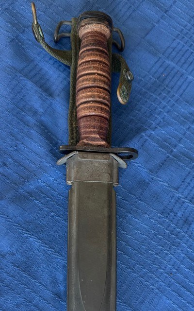 WW2 M4 BAYONET w/ SCABBARD- “ LIKE NEW “