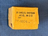 M35 410 ammo FULL BOX - SEALED -