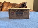 REMINGTON UMC .41 COLT SEALED FULL BOX VINTAGE