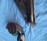 S&W ANTIQUE 38 REVOLVER WITH RARE SHOULDER HOLSTER - 17 of 22
