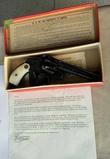 S&W “NEW 38 DEPARTURE” Factory Engraved w/ Box and Factory Letter - 2 of 21