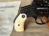 S&W “NEW 38 DEPARTURE” Factory Engraved w/ Box and Factory Letter - 20 of 21
