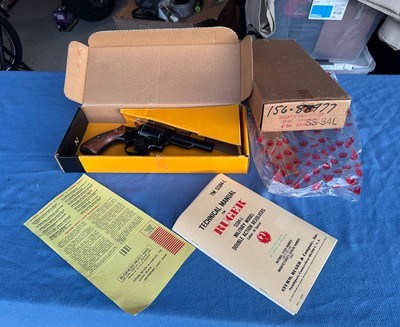 RUGER MILITARY SECURITY SIX in 38 Special Caliber- New In Original Box -