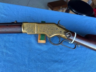 WINCHESTER MODEL 1866 SRC L.D. NIMSKE- N.Y.C. Factory Engraved - Image 3 of 15