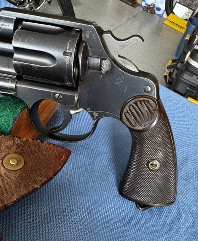 Colt New Service 455 ELEY with Original Holster and A - Image 5 of 13
