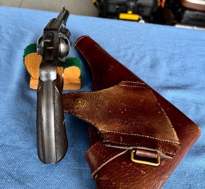 Colt New Service 455 ELEY with Original Holster and A - Image 9 of 13