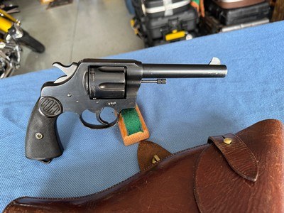 Colt New Service 455 ELEY with Original Holster and A - Image 2 of 13