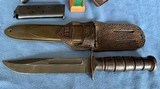 Colt 1911A1 WW2 w/ Camillus Fighting Knife - Image 4 of 14