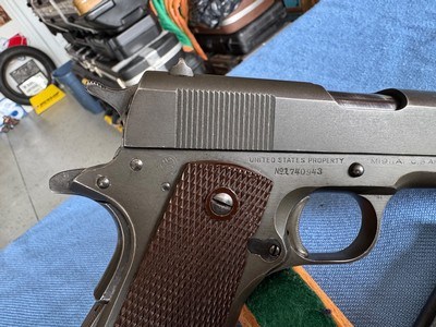 Colt 1911A1 WW2 w/ Camillus Fighting Knife - Image 9 of 14