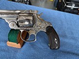 Smith & Wesson Tip-Up Double Action Factory Engraved - Image 3 of 13