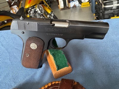 Colt 380 Auto U.S. Property with Period Heiser Holster - Image 2 of 12