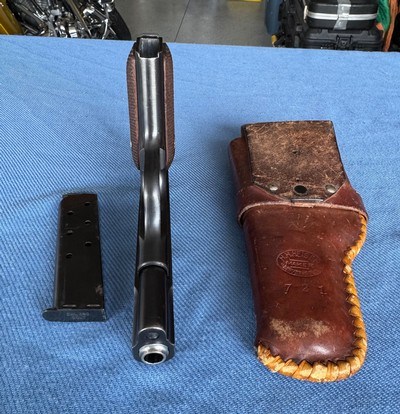 Colt 380 Auto U.S. Property with Period Heiser Holster - Image 9 of 12