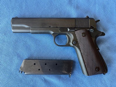 Remington Rand 1911A1 w/ U.S.M.C. Marked Shoulder Holster - Image 5 of 12