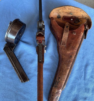 Luger Artillery 1917 - with Snail Drum Mag , Holster and Stock - Image 3 of 14