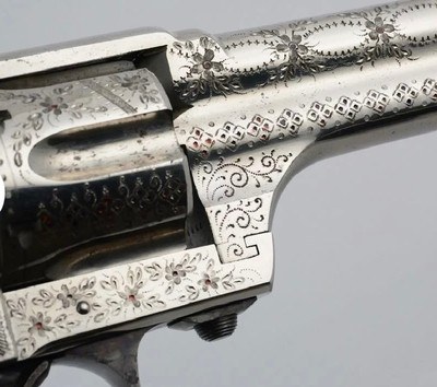 MERWIN & HULBERT FACTORY ENGRAVED 44-40 Caliber - Image 7 of 10