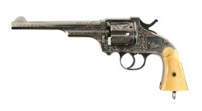 MERWIN & HULBERT FACTORY ENGRAVED 44-40 Caliber - Image 6 of 10