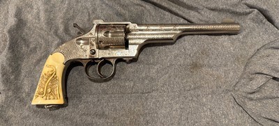 MERWIN & HULBERT FACTORY ENGRAVED 44-40 Caliber - Image 4 of 10