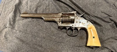 MERWIN & HULBERT FACTORY ENGRAVED 44-40 Caliber - Image 3 of 10