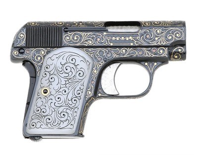 COLT 1908 25 AUTO MASTER ENGRAVED - Image 6 of 7