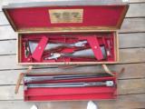 Matched Pair of Joseph Lang Snap Action Underlever Pigeon Guns (1882) in Original Case with Accessories
- 10 of 12