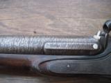 Houllier Blanchard, Paris 14 gauge Double Barrel Percussion Shotgun (circa 1842) with the most incredible twist damascus barrels - 5 of 9