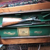 Lovely 12 Bore Charles Boswell Best London Hammer Shotgun in Original Leather Case - 1 of 13