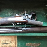 Lovely 12 Bore Charles Boswell Best London Hammer Shotgun in Original Leather Case - 8 of 13