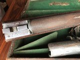 Lovely 12 Bore Charles Boswell Best London Hammer Shotgun in Original Leather Case - 11 of 13