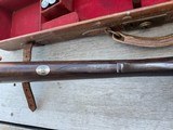 Cased 12 gauge Henry Atkin Hammer Shotgun actioned by John Robertson with original 30 inch steel barrels (relatively late hammer gun and #2 of a p - 9 of 12