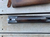 Cased 12 gauge Henry Atkin Hammer Shotgun actioned by John Robertson with original 30 inch steel barrels (relatively late hammer gun and #2 of a p - 12 of 12