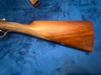 W.W. Greener 12 Gauge Pigeon Hammer Shotgun with Case - Image 5 of 9