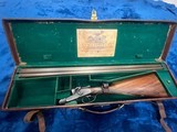 W.W. Greener 12 Gauge Pigeon Hammer Shotgun with Case - 1 of 9