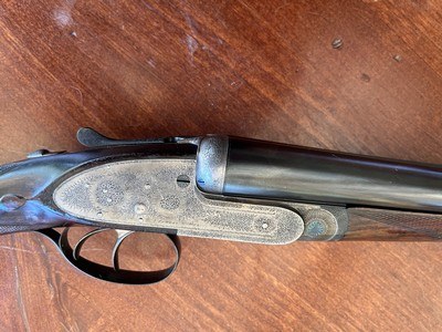 Beautiful 14 Bore Purdey Sidelock Ejector Shotgun circa 1891 No 3 gun of a trio! - Image 2 of 14