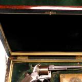FRENCH CASED SERIAL NUMBER 1 9mm PINFIRE REVOLVER VG - 1 of 4