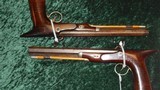RARE PAIR OF W.J. & R.H. SCOTT(ALBANY, NY) PERC PISTOLS SS WITH SAW HANDLES 40CAL. VG COND - 3 of 3