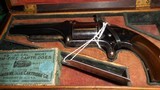 CASED S & W FIRST ISSUE SA REVOLVER WITH ORIGINAL BOX OF 32RF CARTRIDGES 75% COND. - 2 of 3
