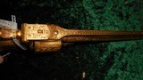 NIMSCHKE ENGRAVED SMITH & WESSON RUSSIAN 2nd MODEL SINGLE ACTION REVOLVER WITH COMPLETE GOLD EXTERIOR - 3 of 4
