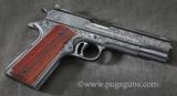 Colt 1911 NM with Ace Slide Engraved in Huey Case - 2 of 6