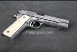 Colt 1911 Gold Cup National Match Fausto Galeazzi Full Coverage Engraving - 3 of 13