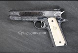 Colt 1911 Gold Cup National Match Fausto Galeazzi Full Coverage Engraving - 2 of 13