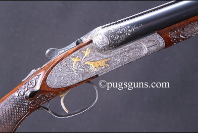 AYA Exhibition 16 Gauge 2 Barrel Set (Kurt Jaeger Engraved)