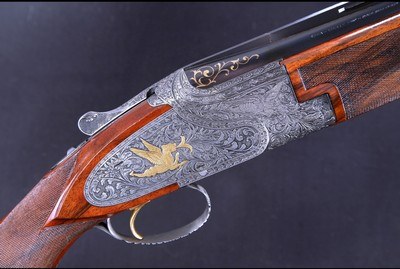 Browning B25 Sideplate (Angelo Bee engraved)
