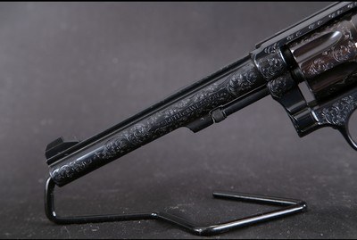 Smith & Wesson K22 Custom Engraved - Image 8 of 8