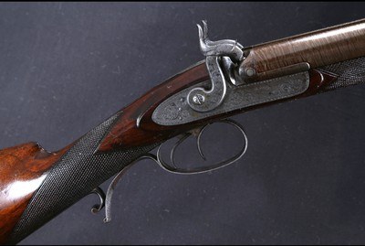 Durs Egg Percussion Shotgun (16 Bore Rifle, 14 Bore Smooth) (Labeled case with accesories) - Image 1 of 24