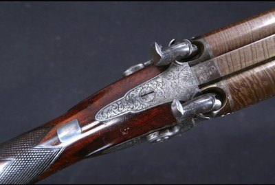 Durs Egg Percussion Shotgun (16 Bore Rifle, 14 Bore Smooth) (Labeled case with accesories) - Image 7 of 24