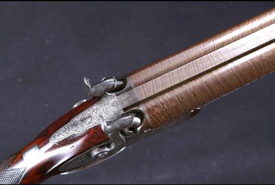 Durs Egg Percussion Shotgun (16 Bore Rifle, 14 Bore Smooth) (Labeled case with accesories) - Image 8 of 24